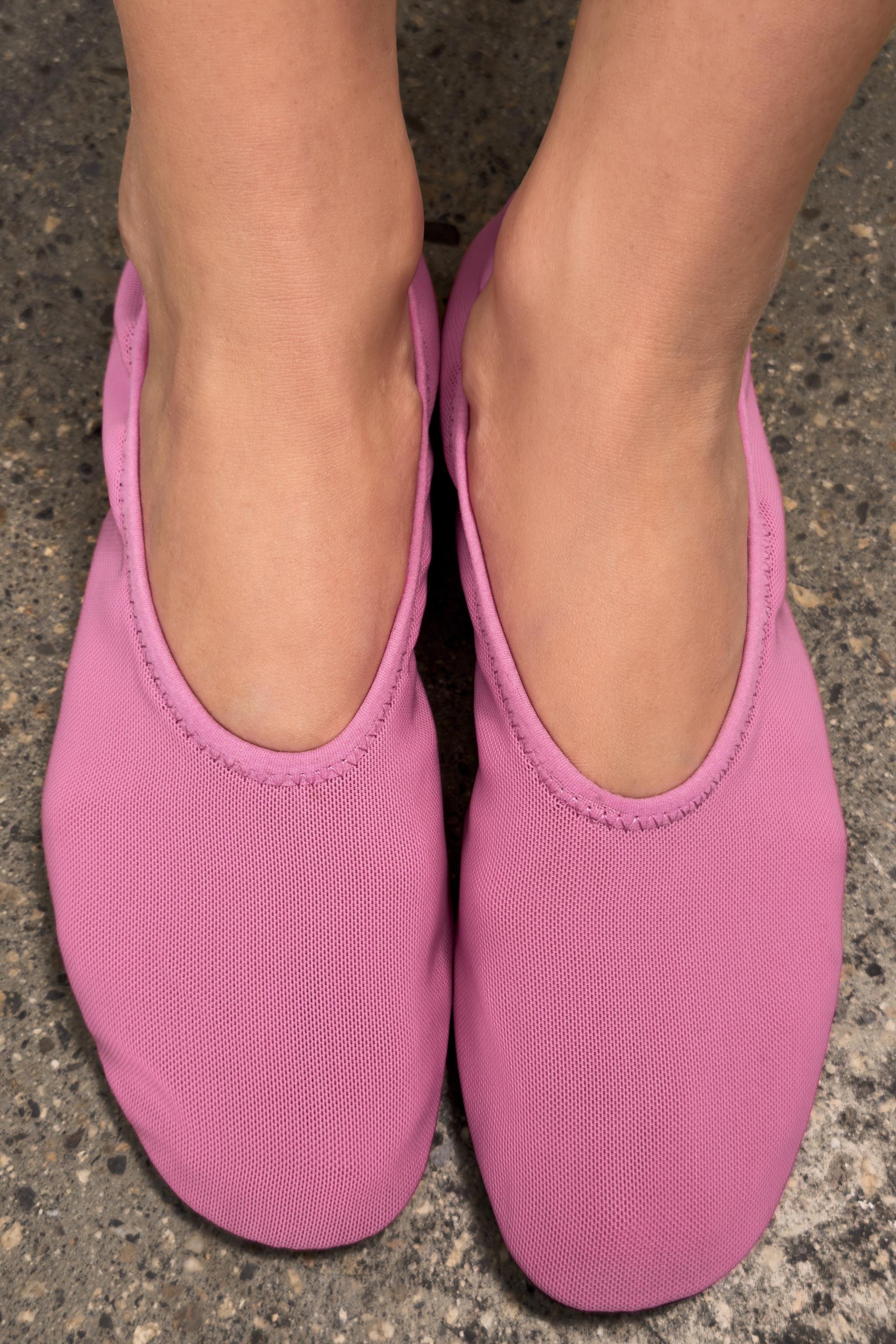 MESH BALLET FLATS